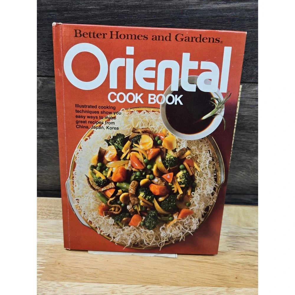 Vintage Better Homes and Gardens Oriental Cook Book Asian Recipes Hardcover 1977